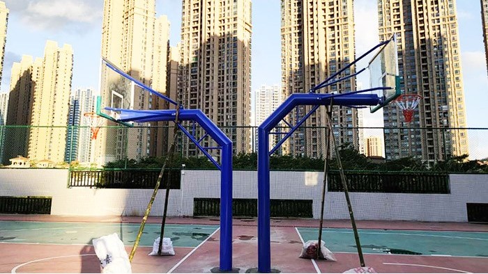 廣州獨柱籃球架價格