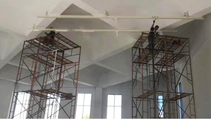 電動(dòng)懸空籃球架廠家